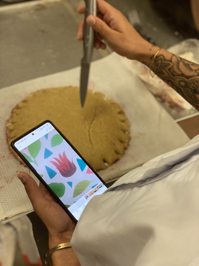 Galette ananas caramélisé